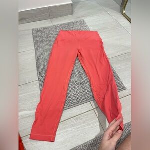 Lululemon Align pant cropped pink high waist size 10